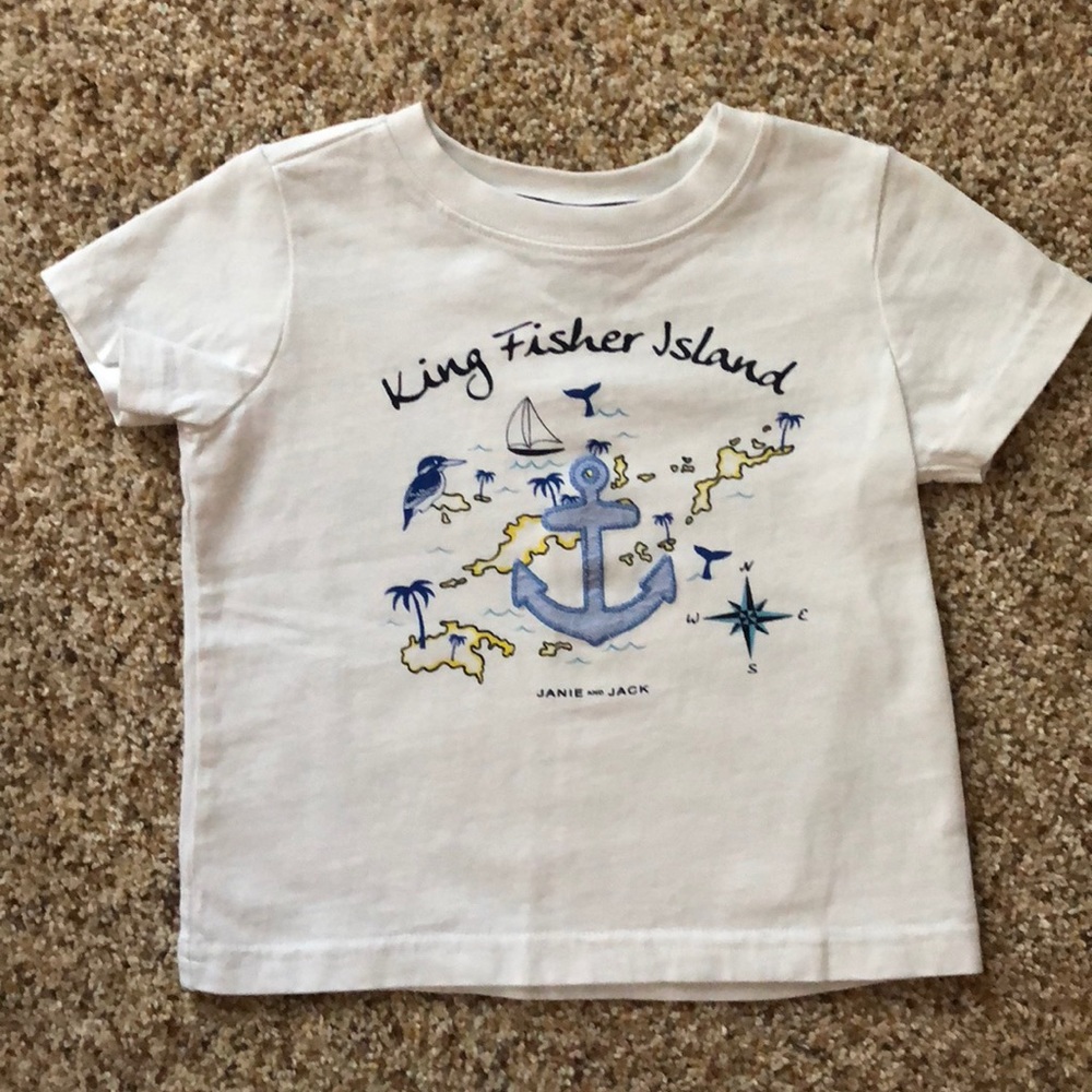 Janie and Jack nautical t-shirt